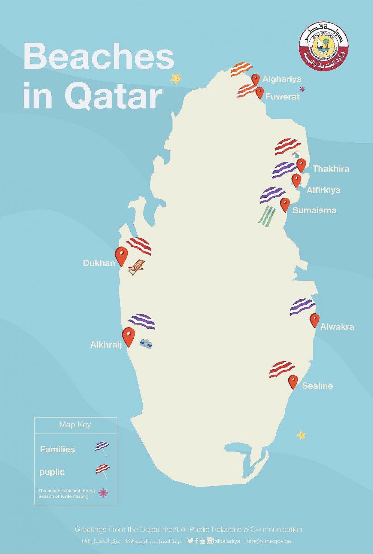Những bãi biển chưa được khám phá ở Qatar đang chờ đón bạn. Hãy xem qua bản đồ bãi biển ở Qatar để tìm kiếm những cảnh quan đẹp nhất và tận hưởng những phút giây thư giãn tuyệt vời cùng gia đình và bạn bè.