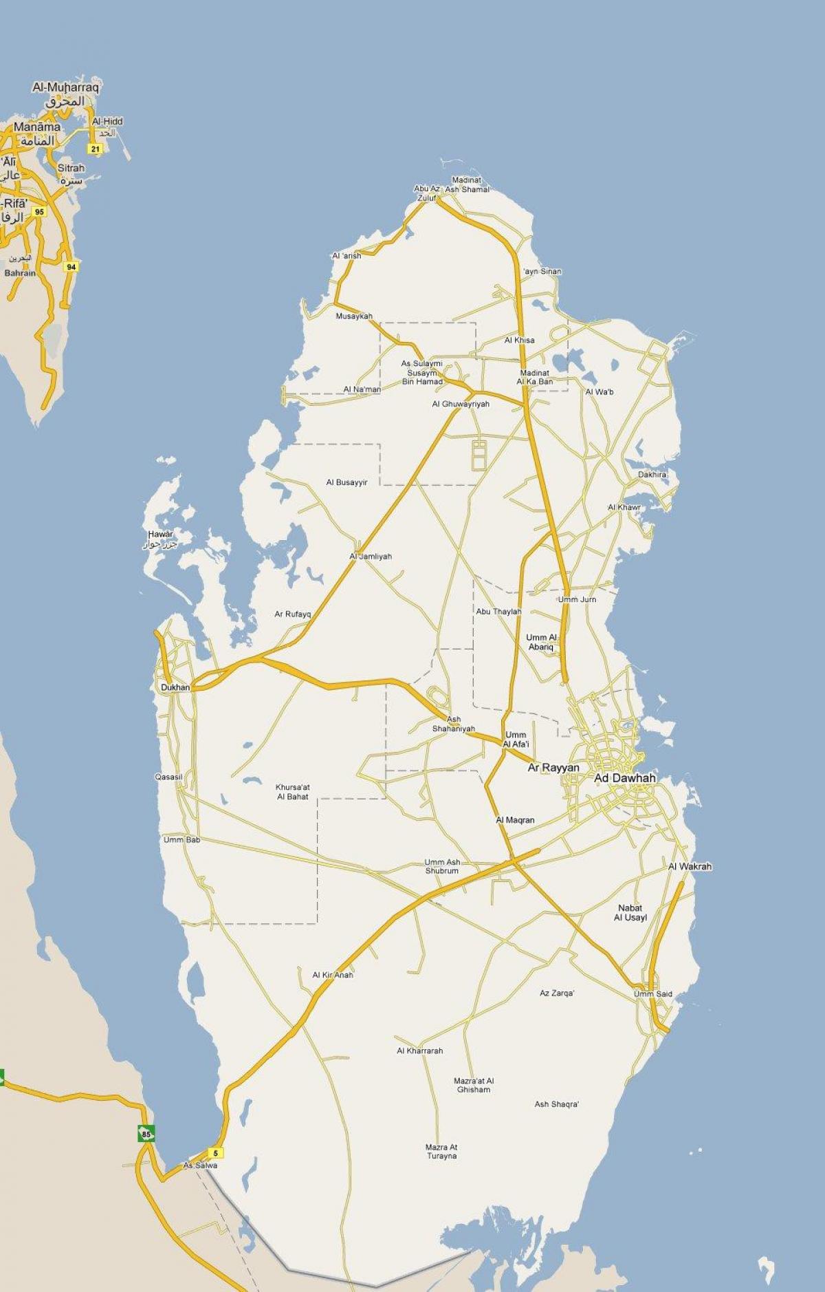 bản đồ đang ở qatar