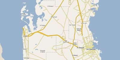 Bản đồ đang ở qatar