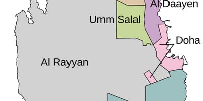 Bản đồ của qatar phố 