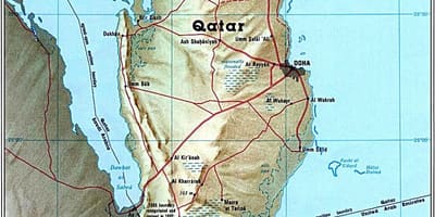 Bản đồ của đường qatar 