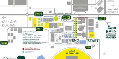 Bản đồ của qatar nền tảng